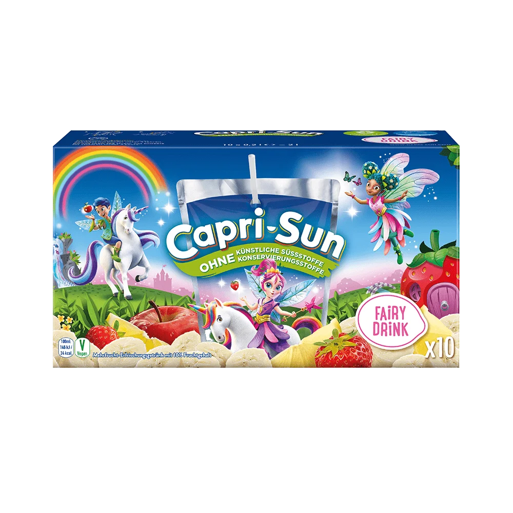12250_Capri_Sun_Fairy_Drink_EW_10x02l_1000x1000-min Capri-Sun Fairy Drink 10 x 200 ml (1×4) - Afbeelding 1
