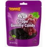 4D Grape Gummy Candy 80g (1×16)