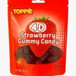4D Strawberry Gummy Candy 80g (1×16)