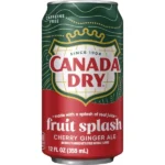 Canada Dry Fruit Splash Cherry Ginger Ale 355 ml (1×12)