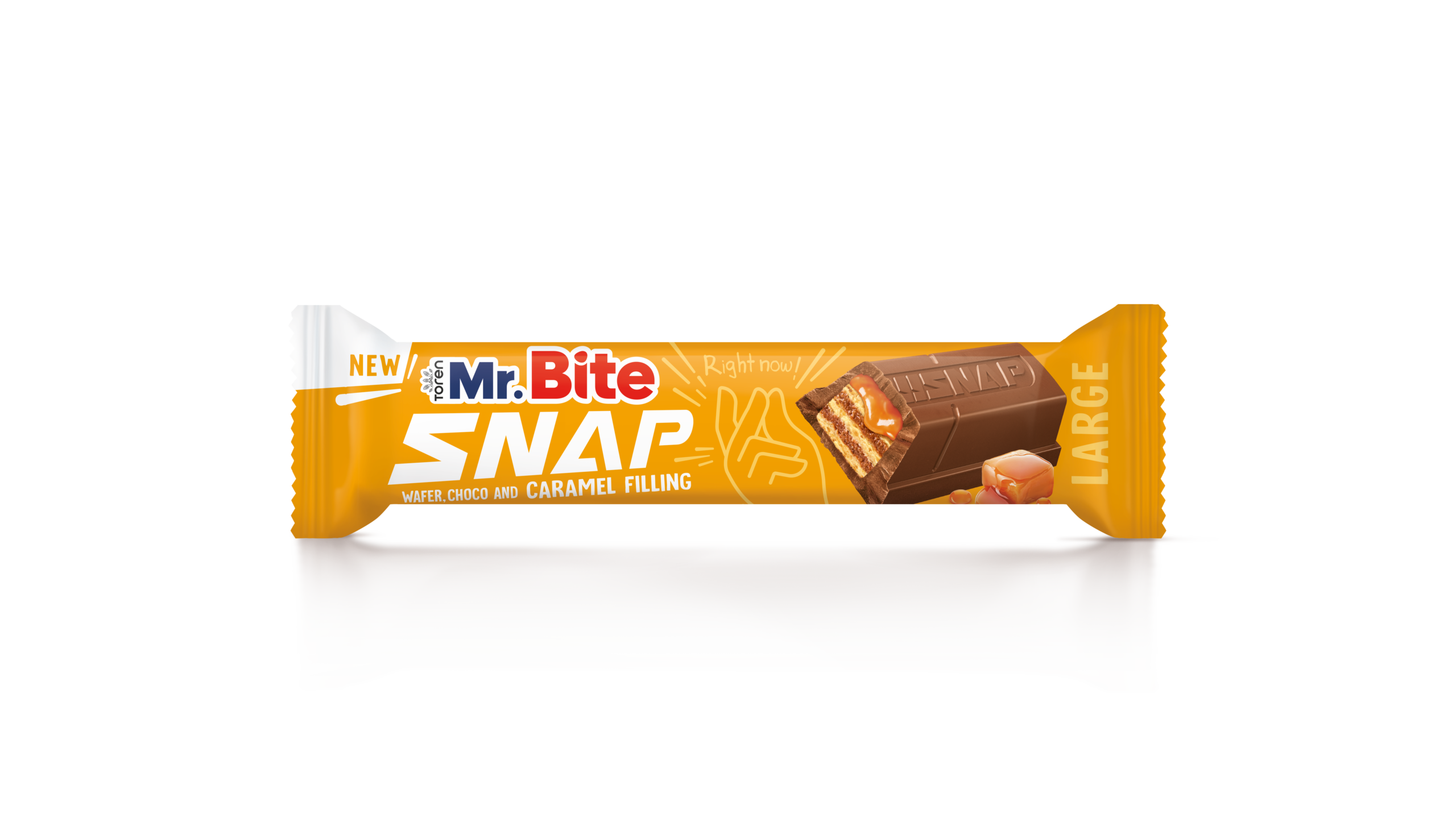 Toren_MrBite Snap x1 caramel Toren MrBite - Snap Caramel - Afbeelding 1