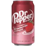 Dr Pepper Strawberries & Cream 355ml (1×12)