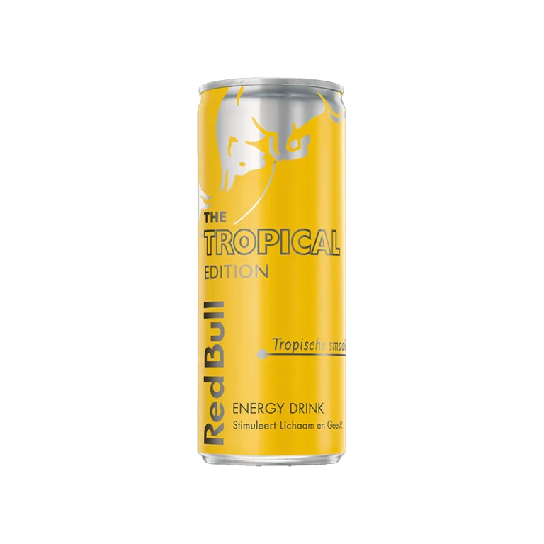 red-bull-tropische-smaak-nl-12-x-768x768 Red Bull Tropische Smaak 250 ml (1×12) - Afbeelding 1